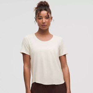 Lululemon Modal-Silk Twist-Back Short-Sleeve Shirt
